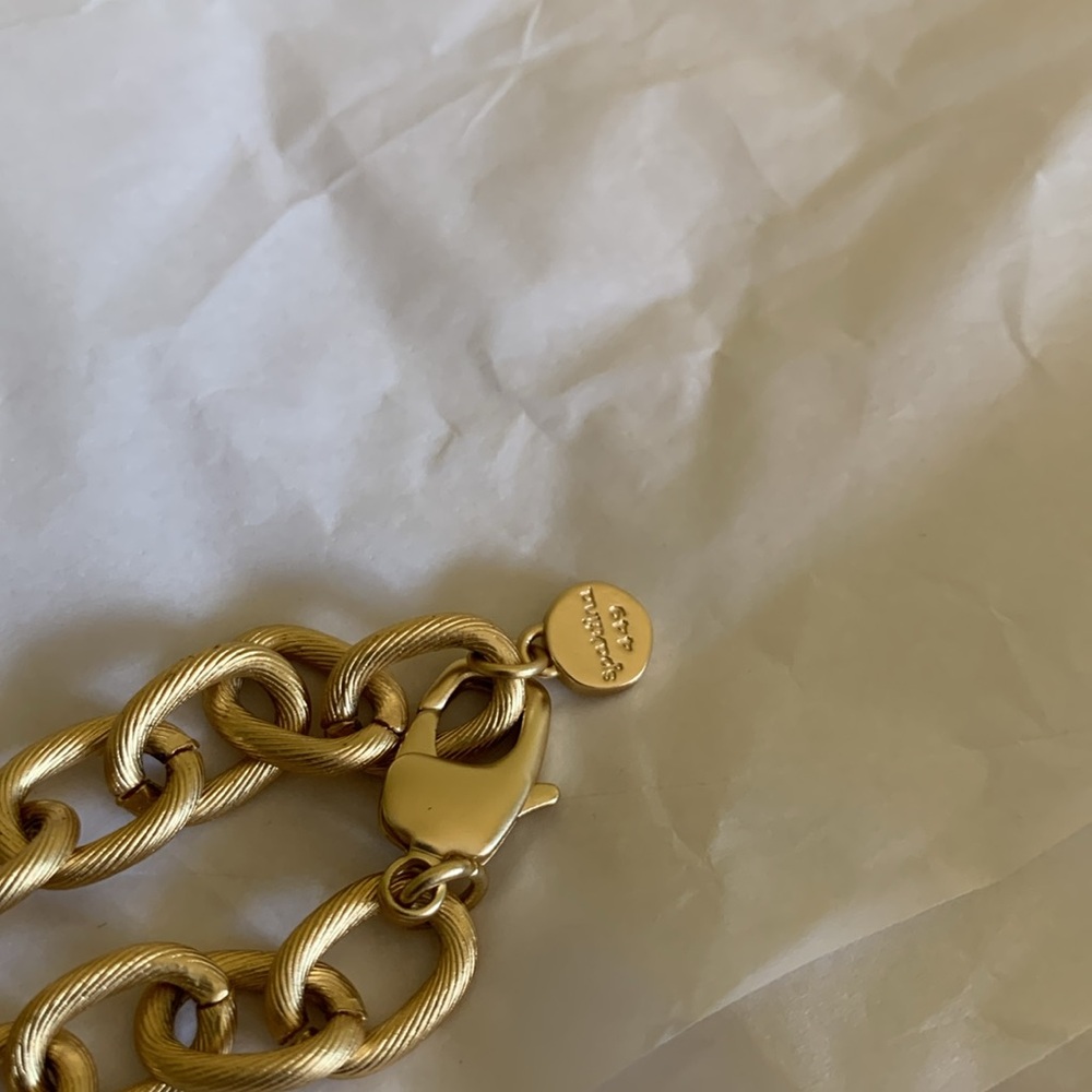 Spartina gold chunky necklace. - Picture 3 of 4